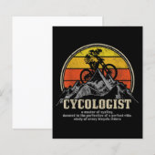 Cycologist Definition Funny Mountain Bike MTB (Front/Back)