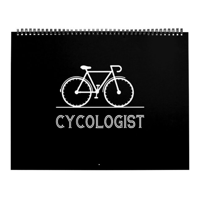 Cycologist Funny Bike Bicycle Humor Calendar (Cover)