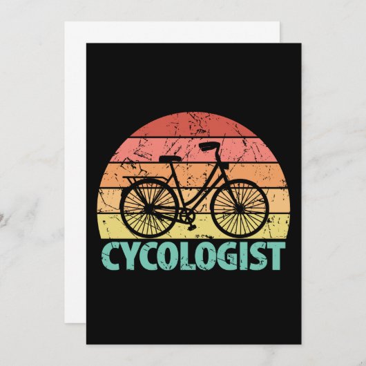 Cycologist Funny Cycling (Front/Back)