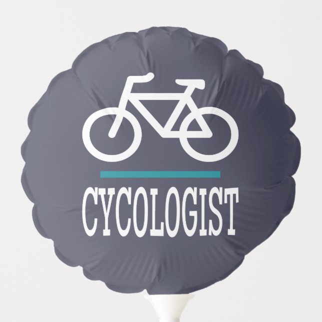 CYCOLOGIST Funny Cycling Bikes Love Balloon (Front)