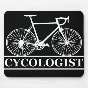 cycologist Funny Cycling for Cyclists and Bikers Mouse Pad
