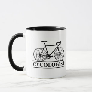 Cycologist funny cycling saying mug