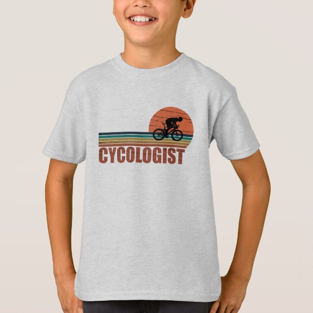 Cycologist funny cycling saying T-Shirt (Front)