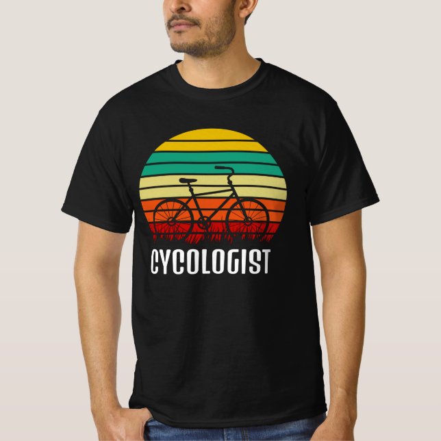 Cycologist - Funny Vintage Cycling   T-Shirt (Front)