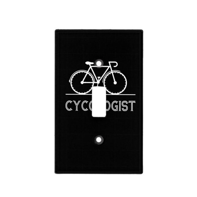 Cycologist Gift | Trust me I'm Cycologist Men Light Switch Cover (Front)