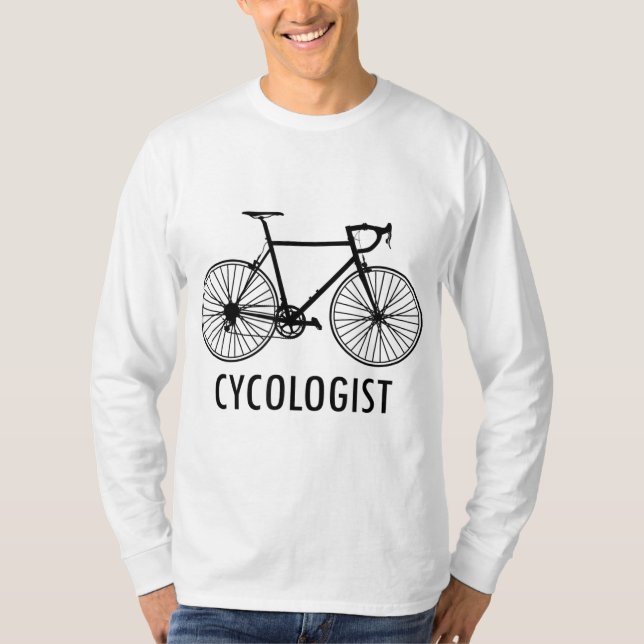 Cycologist Men - Cycologist Women - Funny Bike T-Shirt (Front)