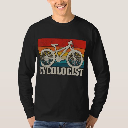 Cycologist Mountain Bike MTB Vintage Cycling Funny T_Shirt
