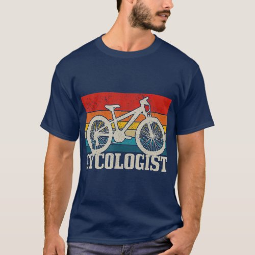 Cycologist Mountain Bike MTB Vintage Cycling T_Shirt