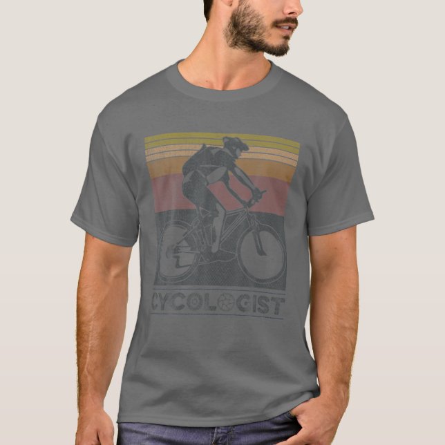 Cycologist MTB Bicycle Road Bike Cycling Triathlon T-Shirt (Front)