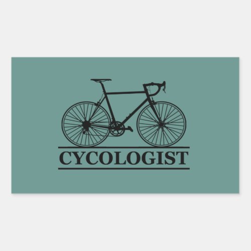 Cycologist Rectangular Sticker
