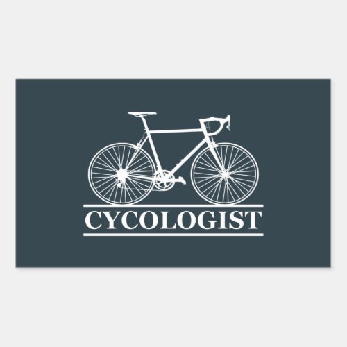 Cycologist Rectangular Sticker