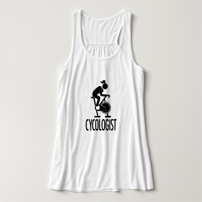 Cycologist Tank Top (Design Front)