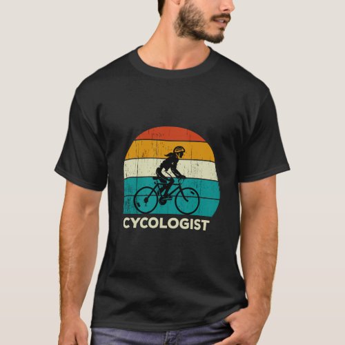 Cycologist Women Vintage Cycling Road Bike Cyclist T_Shirt