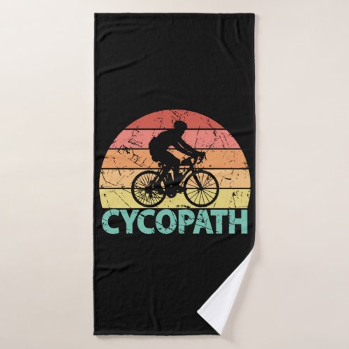 Cycopath Funny Cycling Bath Towel