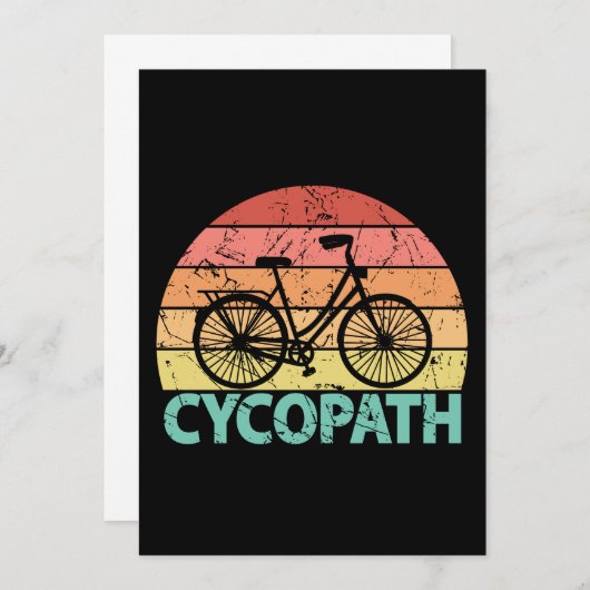 Cycopath Funny Cycling Bicycle (Front/Back)