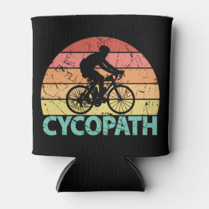 Cycopath Funny Cycling Cyclist Can Cooler