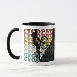 Cycopath funny cycling mug