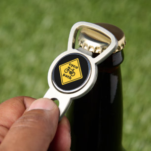 Cycopath Funny Road Sign for Cycle Lover Divot Tool