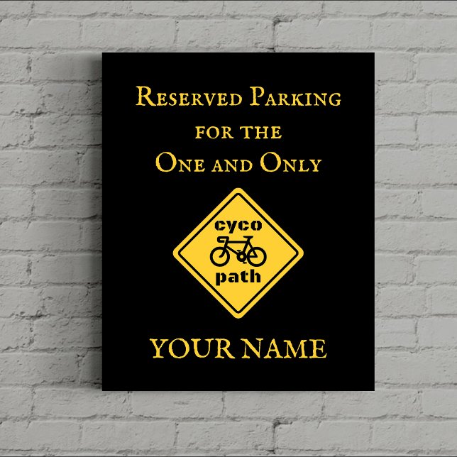 Cycopath Funny Road Sign for Cycle Lover T-Shirt (Creator Uploaded)