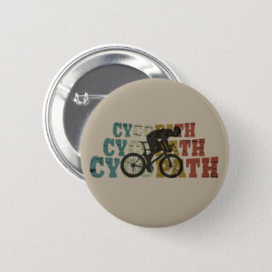 cycopath offroad biking slogan button