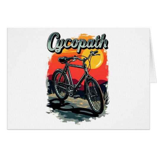 Cycopath: Sunset Bike Design Cards (Front Horizontal)