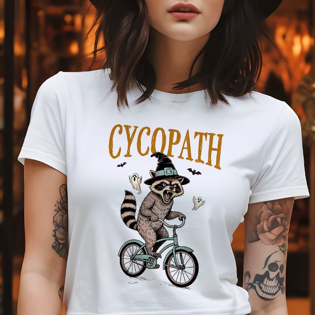 Cycopath Vintage Raccoon Halloween T-Shirt (Creator Uploaded)