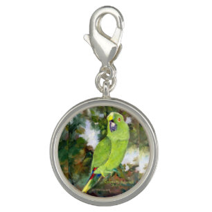 Cydney Yellow Naped Parrot Charm