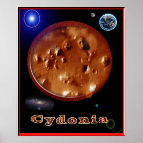 Cydonia Mars poster