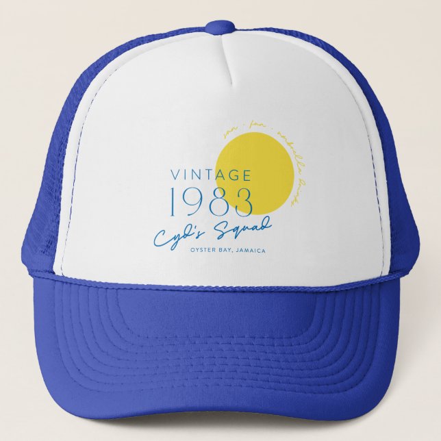 Cyd's Squad Trucker Hat (Front)