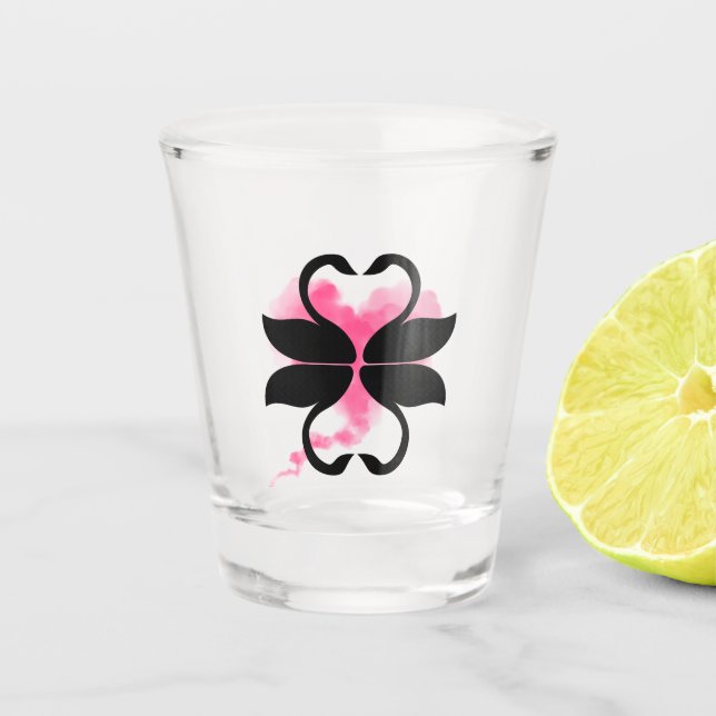 Cygnes Verre à shot Glass (Front)