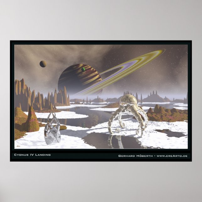 Cygnus IV Landing Poster (Front)