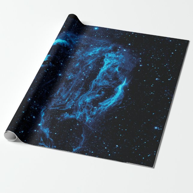Cygnus Loop Nebula (NASA) Wrapping Paper (Unrolled)