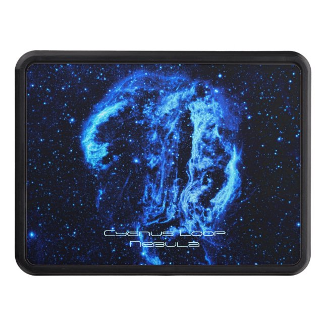 Cygnus Loop Nebula outer space picture Tow Hitch Cover (Front)