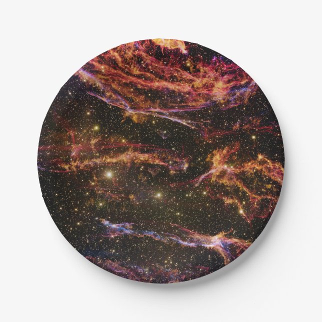Cygnus Loop Nebula Paper Plates (Front)
