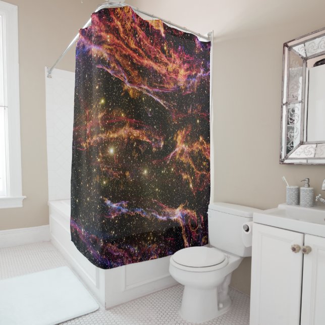 Cygnus Loop Nebula Shower Curtain (In Situ)
