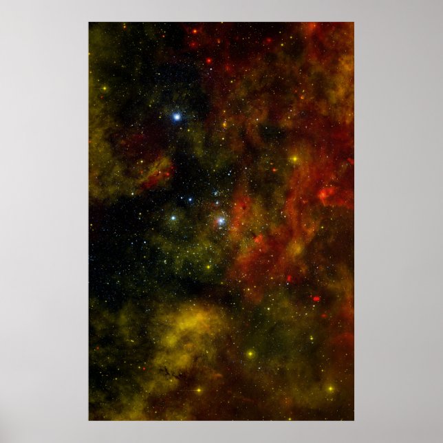 Cygnus OB2 Star Cluster Poster (Front)