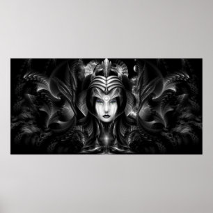 Cyiria Queen Of The Dark Realm Archival Poster
