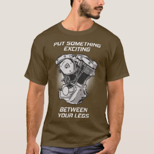 Cylinder Block Engine Quote Clothing Driver Motorc T-Shirt