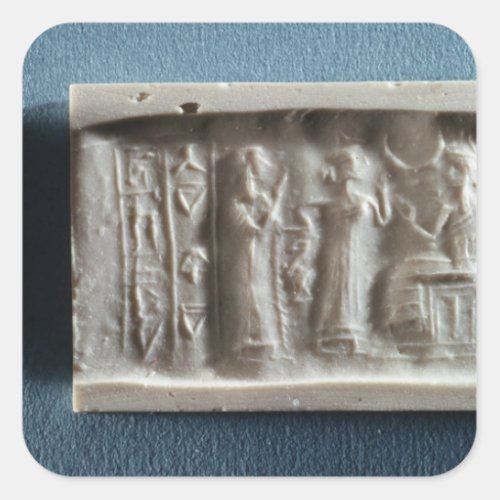 Cylinder seal depicting an evocation to the