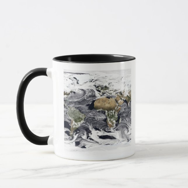 Cylindrical equidistant projection mug (Left)