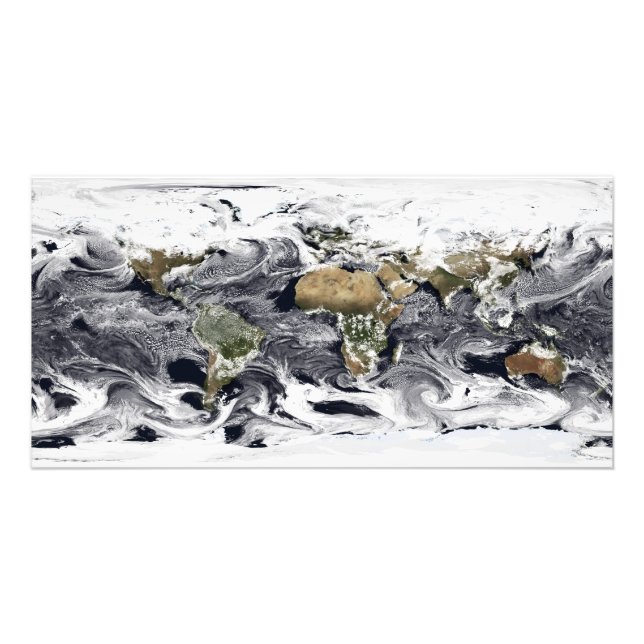 Cylindrical equidistant projection photo print (Front)