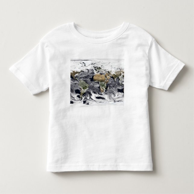Cylindrical equidistant projection toddler t-shirt (Front)