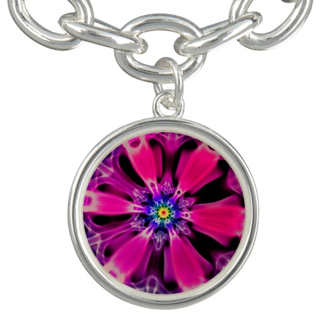 Cymatic Flower Charm Bracelet  (Design)
