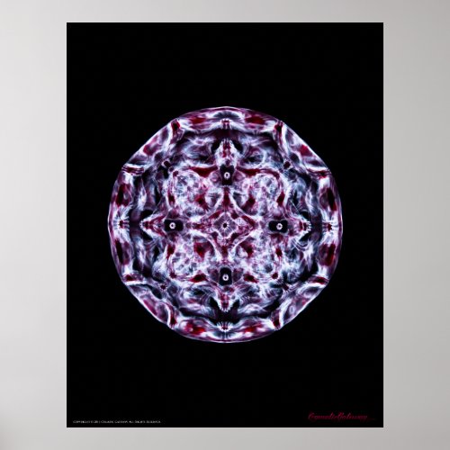 Cymatics Music Note A Piano Poster