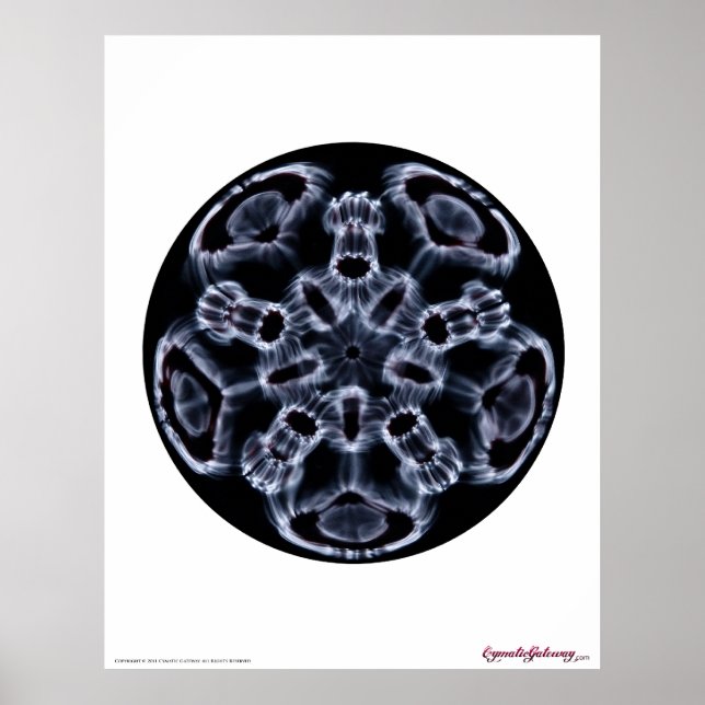 Cymatics: Music Note C Poster (Front)