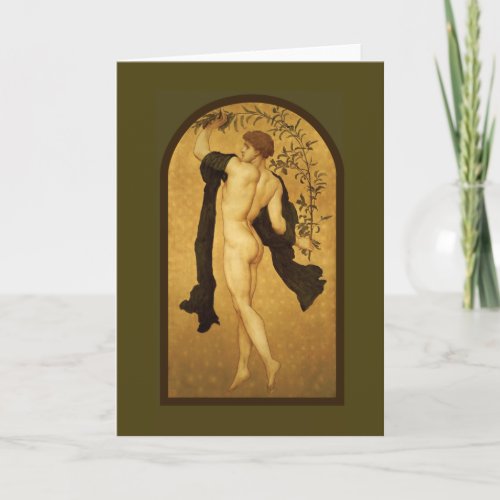 Cymbalists by Lord Frederic Leighton Fine Art Gay Card