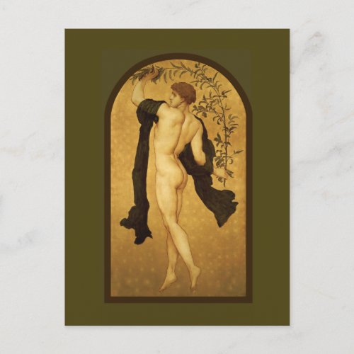 Cymbalists by Lord Frederic Leighton Fine Art Gay Postcard