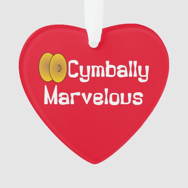 Cymbally Marvelous Ornament (Front)