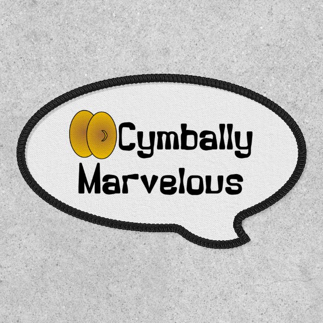 Cymbally Marvelous Patch (Front)