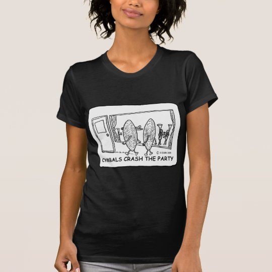 Cymbals Crash Party T-Shirt